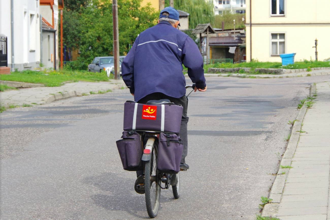 Listonosz przy pracy