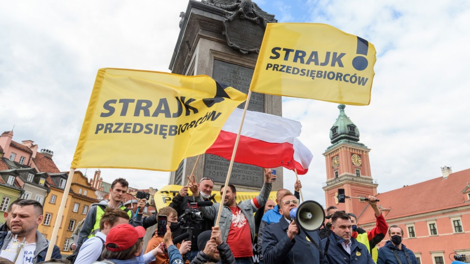 protest przedsiębiorców