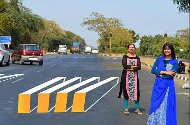 W swoich projekcie, matka i córką wykorzystuje iluzję 3D