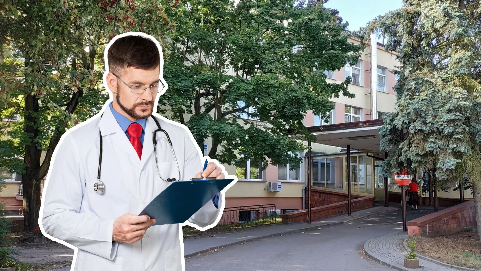1700 zł za dyżur w zadłużonym szpitalu: Brakuje na leki, a koszty personelu rozsadzają system. Szpital w Mławie, lekarz.