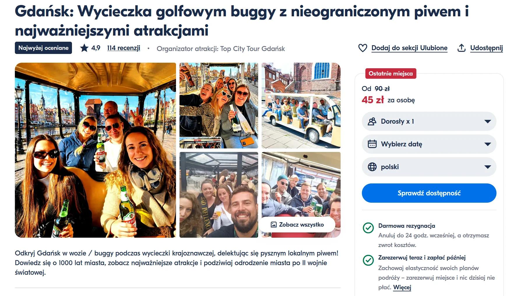 Po Gdańsku kursują alkomeleksy. "Patoturystyka wchodzi na wyższy poziom" Po Gdańsku kursują alkomeleksy