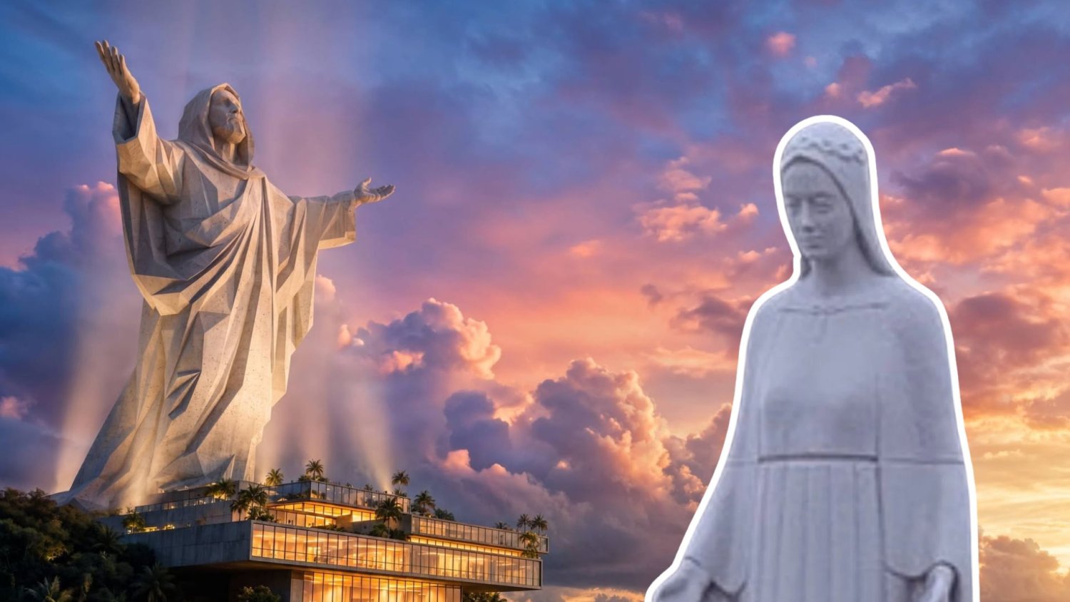 Jezus na Flipinach niemal 4 razy większy niż Maryja w Konotopiu. Może go zbudować polska firma