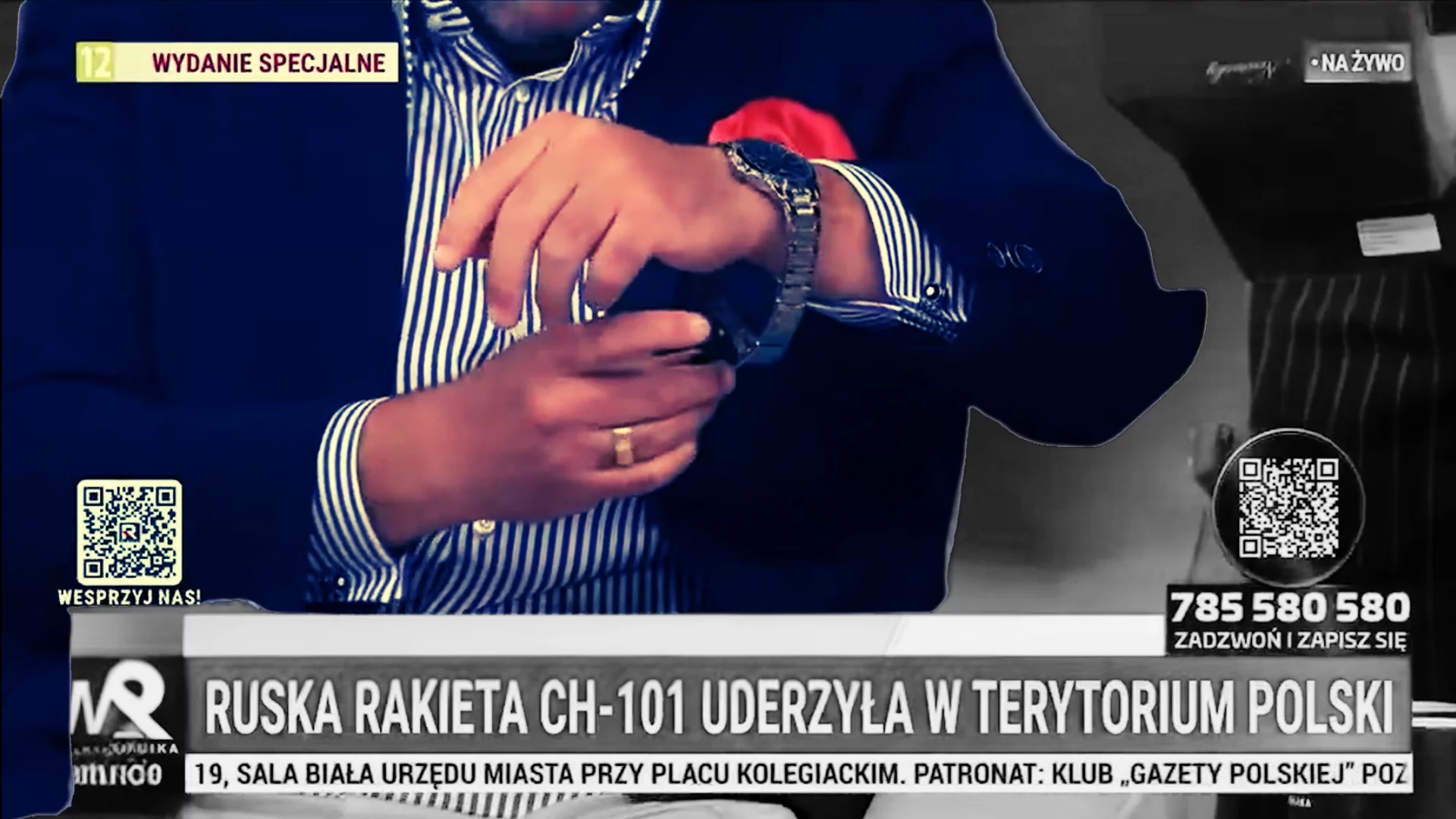 Ruska rakieta na pasku, zegarek za 699 zł na ręku. Republika przebiła dno i idzie na rympał