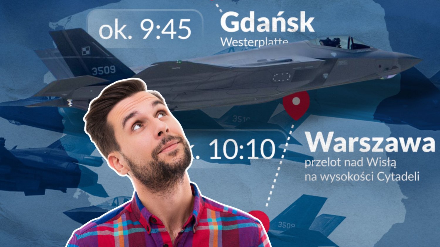 F-35 przelecą nad Polską. Głowa w górę i nie przegap tych godzin