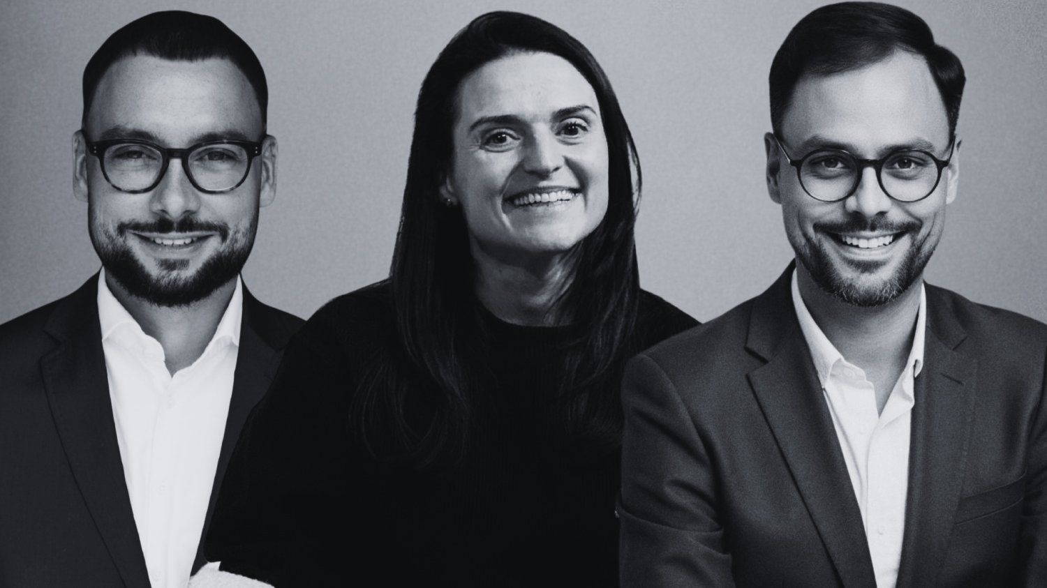 Kacper Grabowski, Natalia Wardejn, Bartek Grabowski - partnerzy GCG