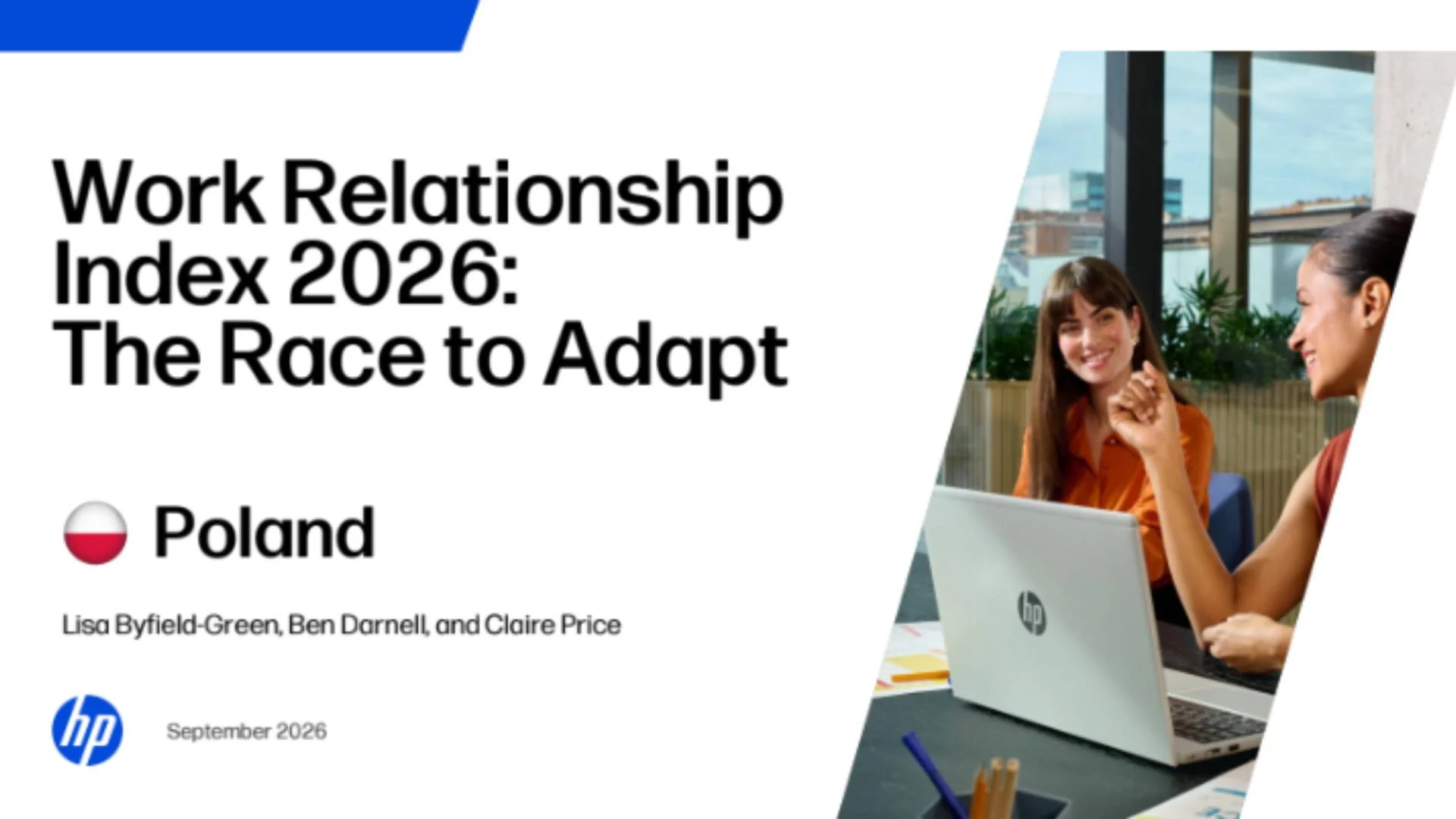 HP Work Relationship Index 2026: Poziom satysfakcjiPolaków z pracy wzrasta.