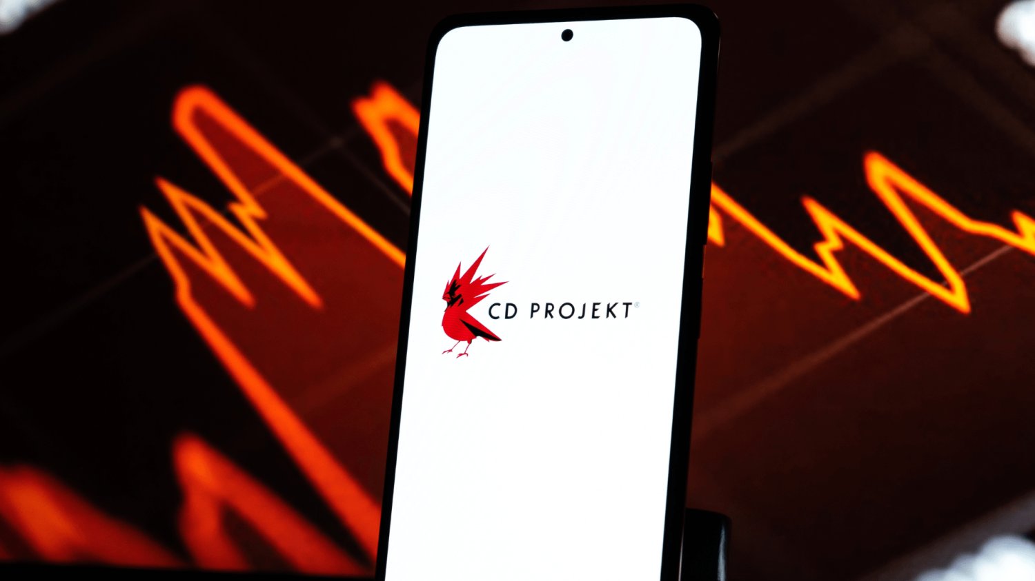 logo cd projekt na smartfonie
