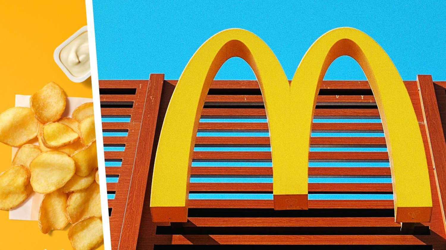 McDonald’s odpala jesienne menu. Lepiej się pospiesz, zanim zniknie. Logo McDonald’s, talarki ziemniaczane,