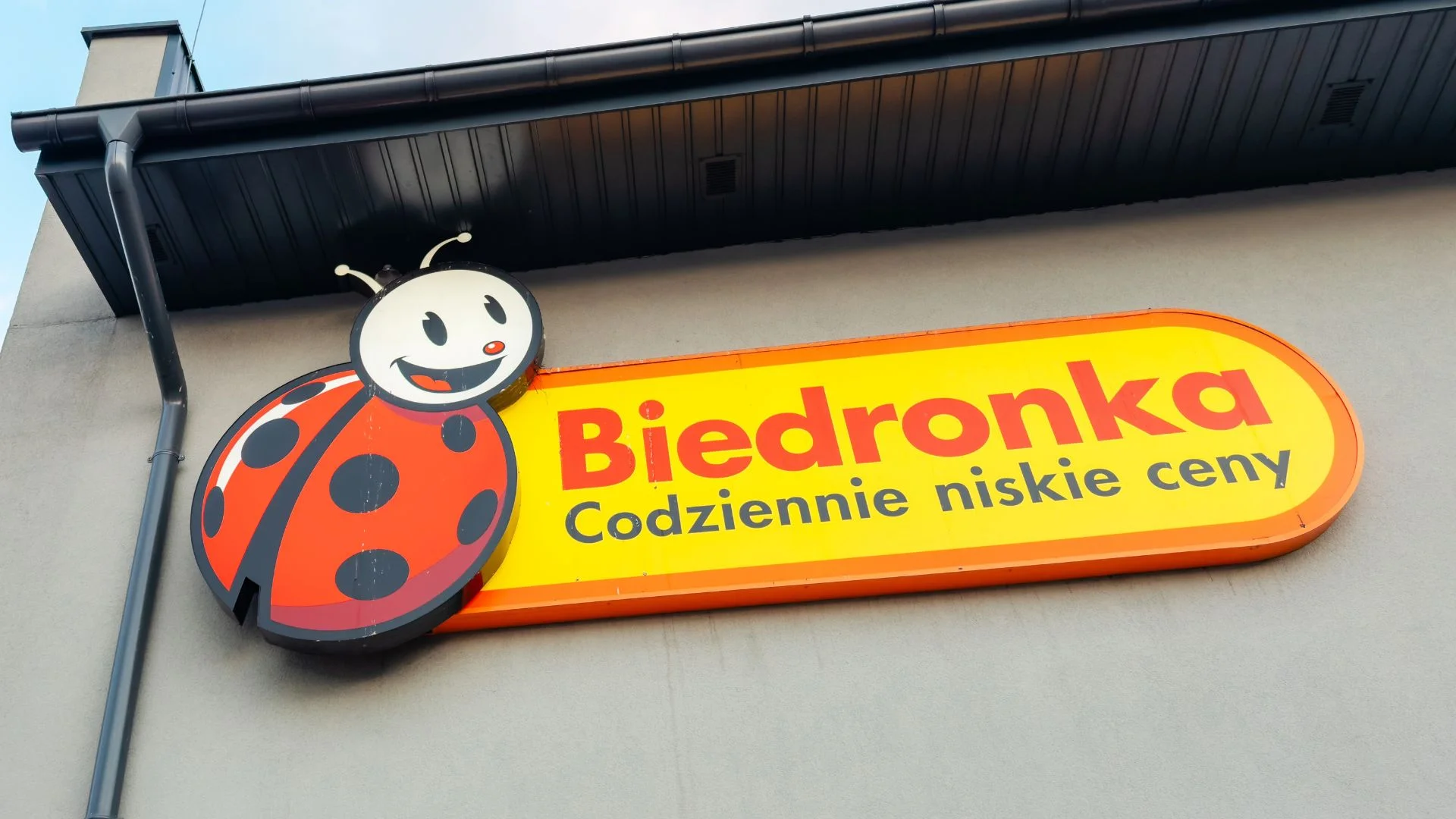 Logo sklepu BIedronka.
