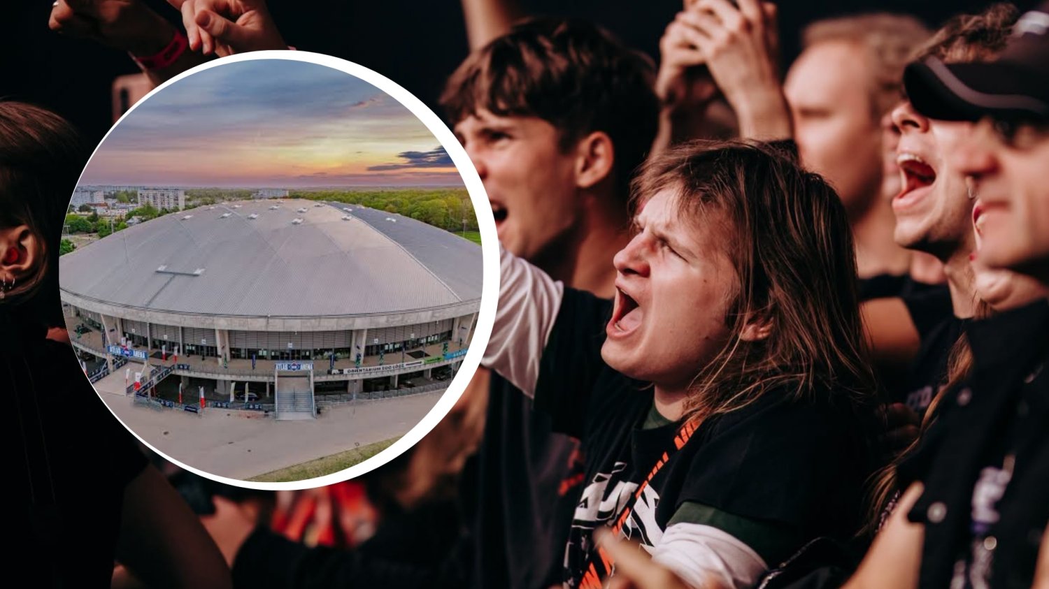 Koncert. Atlas Arena w kółku.