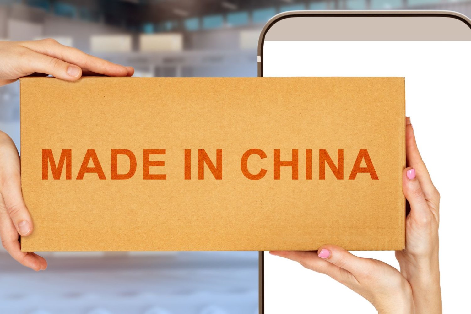 Paczka made in China.