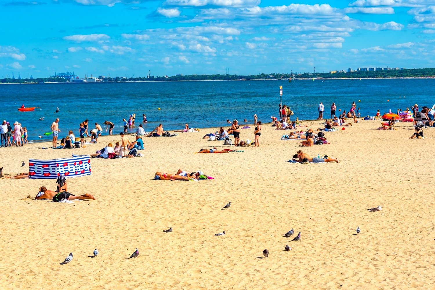 plaża w Sopocie