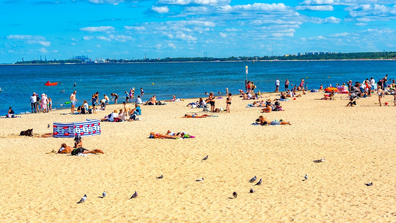 plaża w Sopocie
