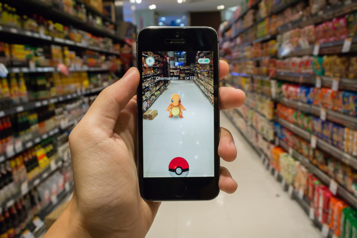 Pokemon go na smartfonie