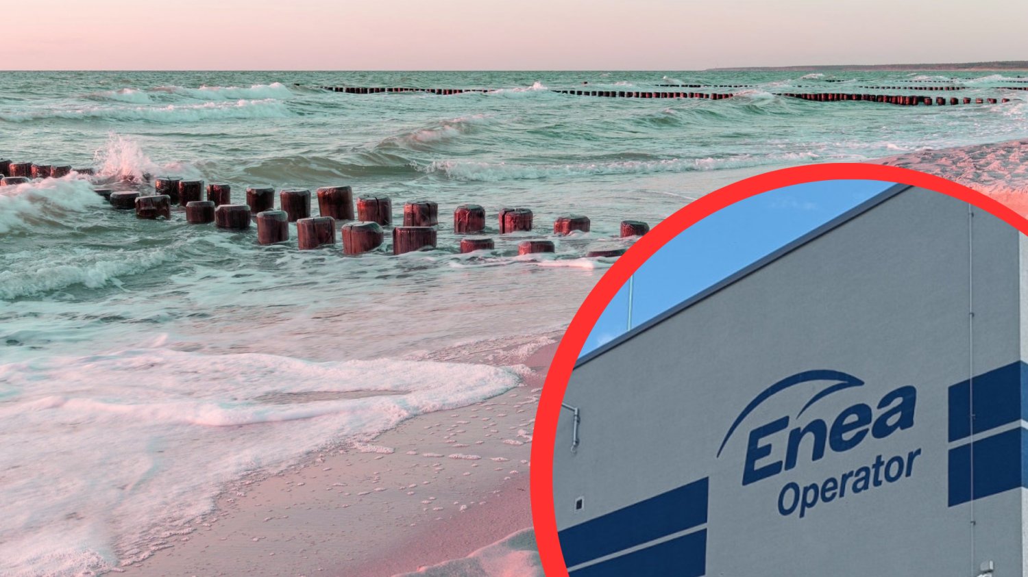 Enea inwestuje 186 mln zł w Świnoujściu. Nad Bałtykiem wyrasta energetyczna forteca. Morze Bałtyckie. Budynek Enea Operator.
