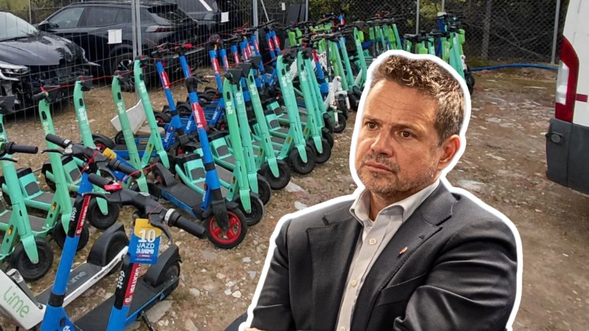 Trzaskowski mówi "dość". W kilka dni z ulic Warszawy zniknęło ponad 140 hulajnóg