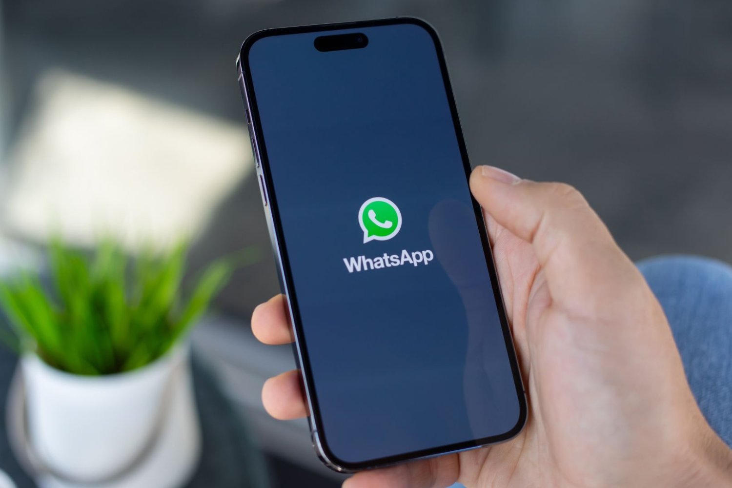 Telefon z aplikacją Whatsapp