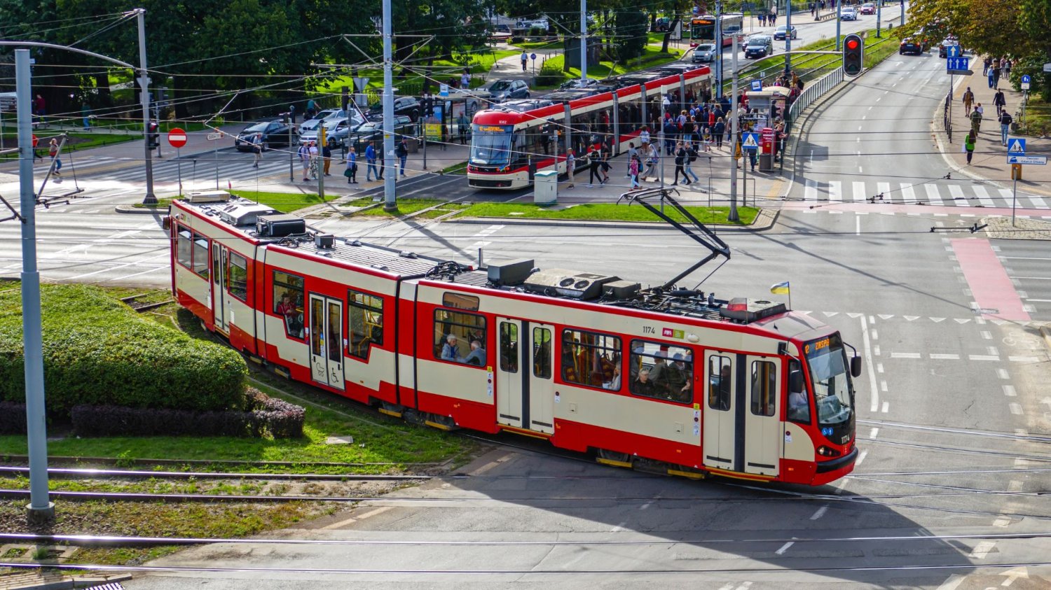 Tramwaj w Gdańsku.
