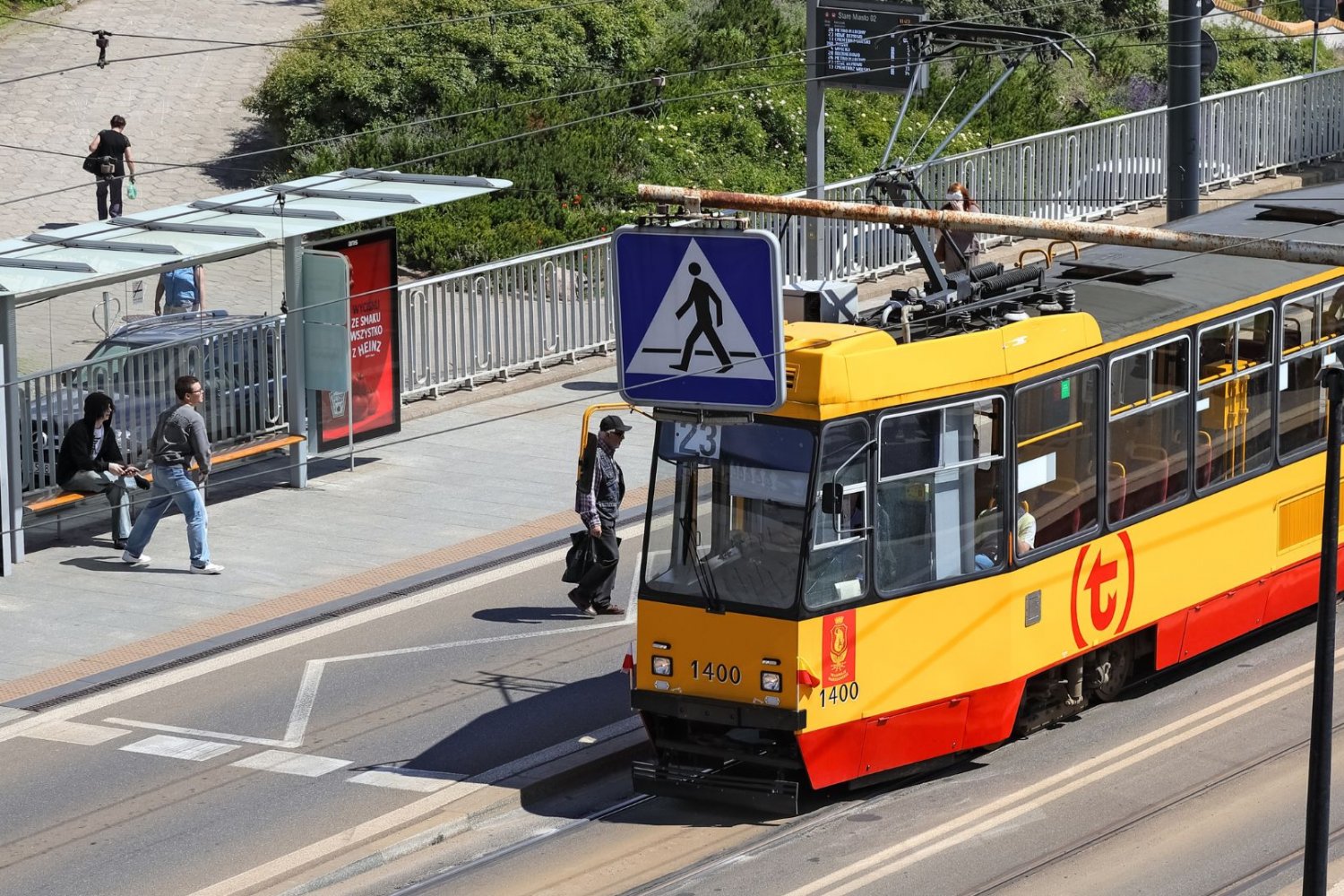 Tramwaj w Warszawie.