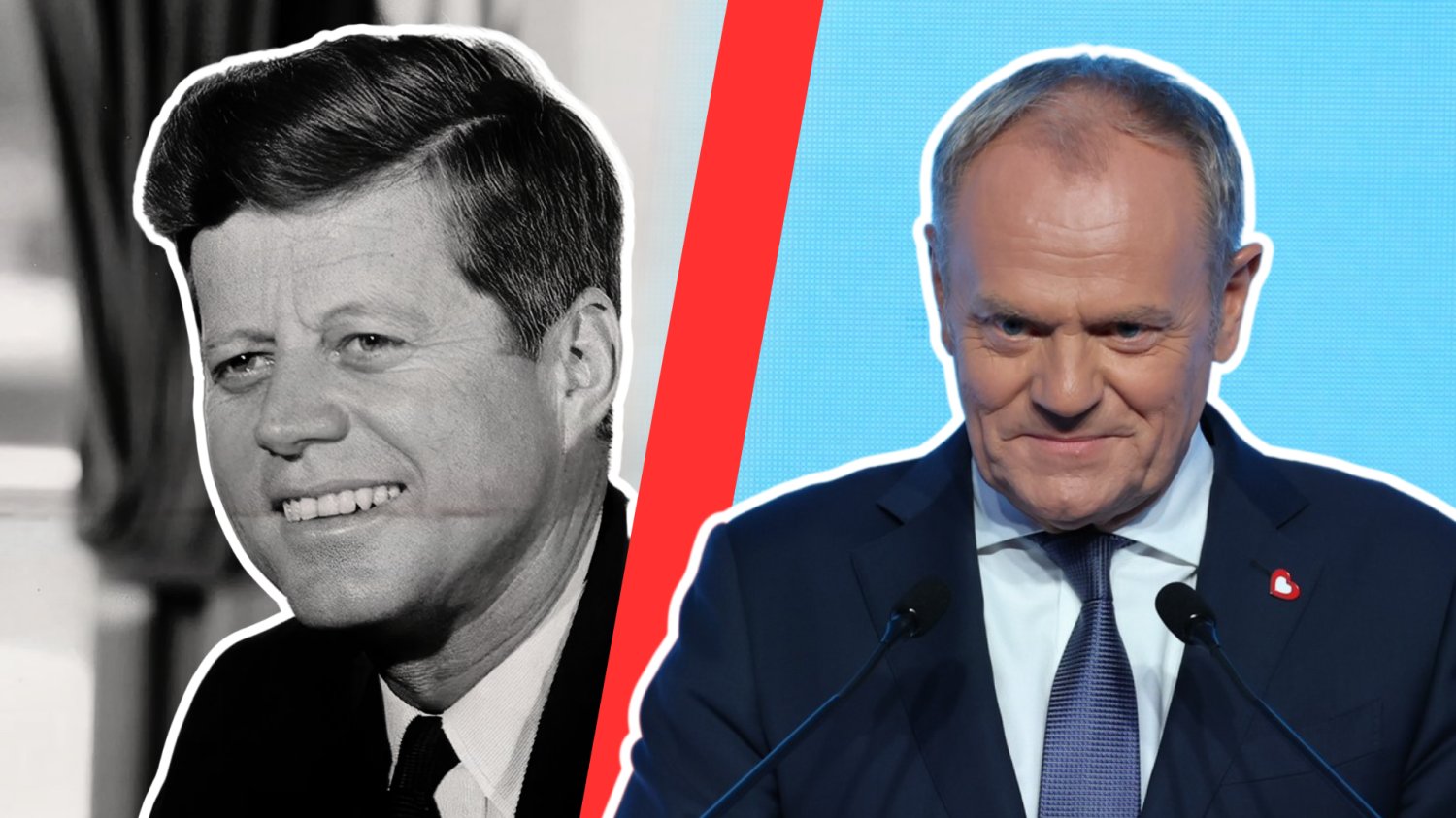 John F. Kennedy. Donald Tusk.