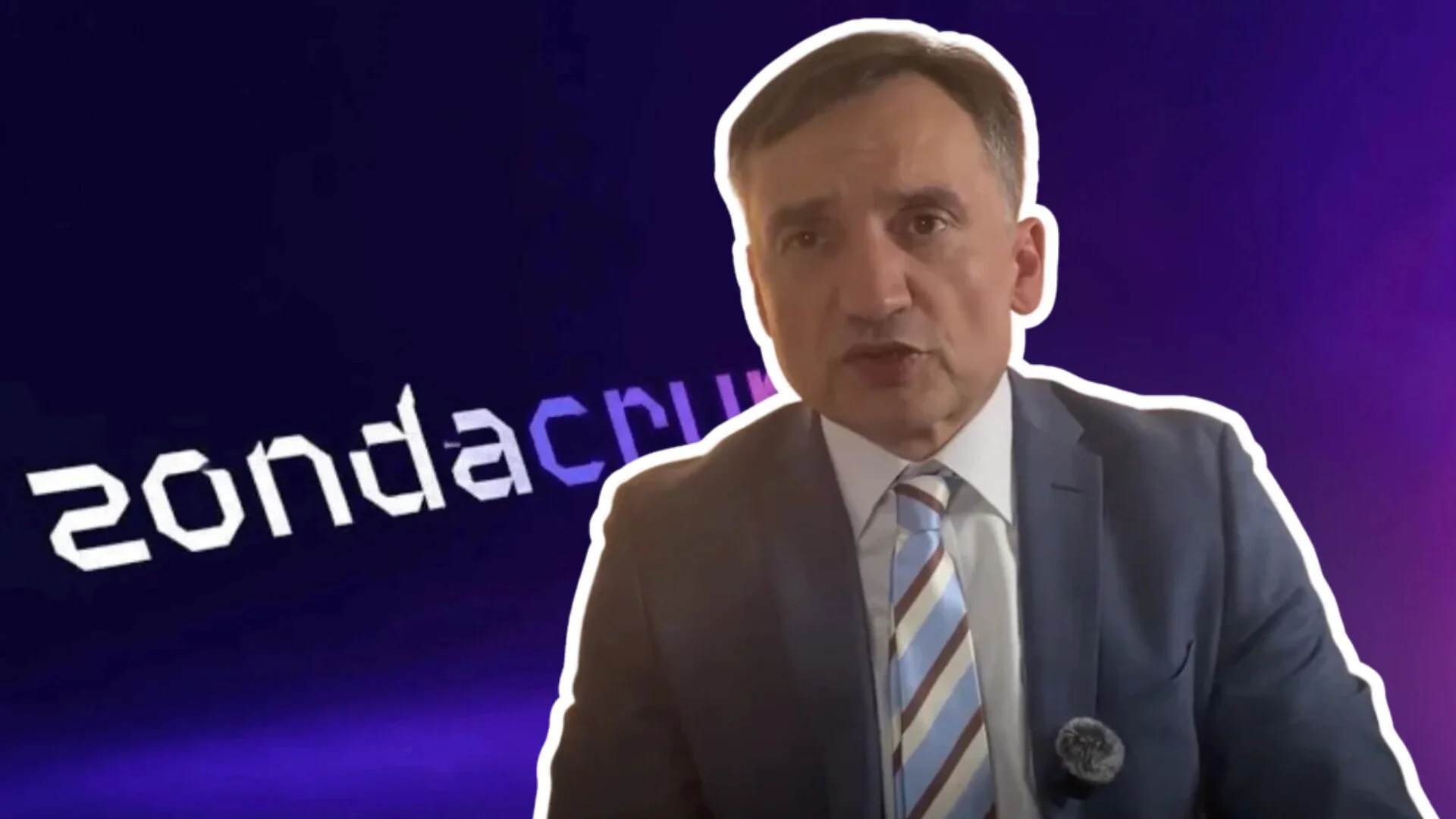 Afera Zondacrypto nabiera rumieńców. Chodzi o Zbigniewa Ziobrę Zbigniew Ziobro, w tle logo Zondacrypto