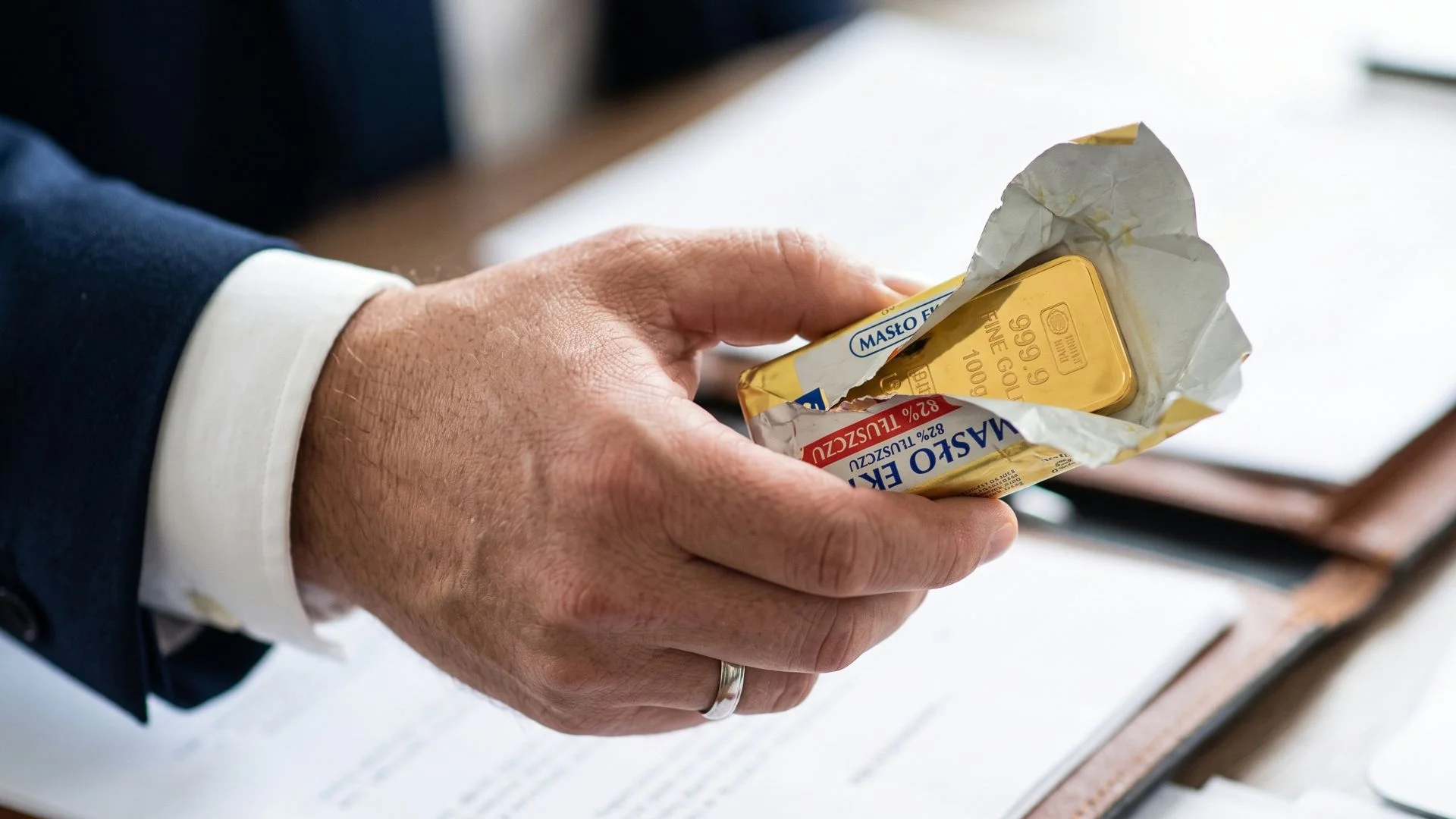 Najsmaczniejszy indeks cen złota. Gold Butter Index powrócił z rekordem Złoto w opakowaniu od masła.